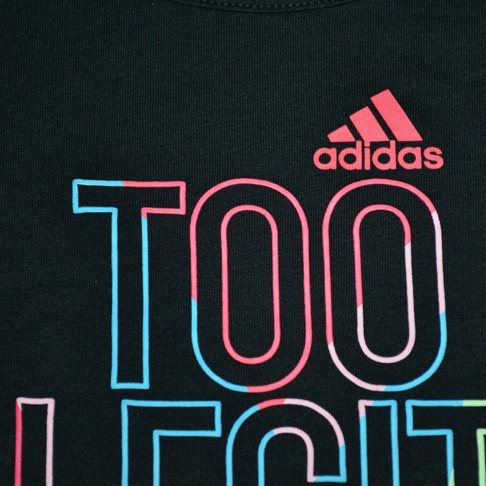 Youth girls Adidas shirts and shorts set, size S 7/8 - Picture 5 of 16